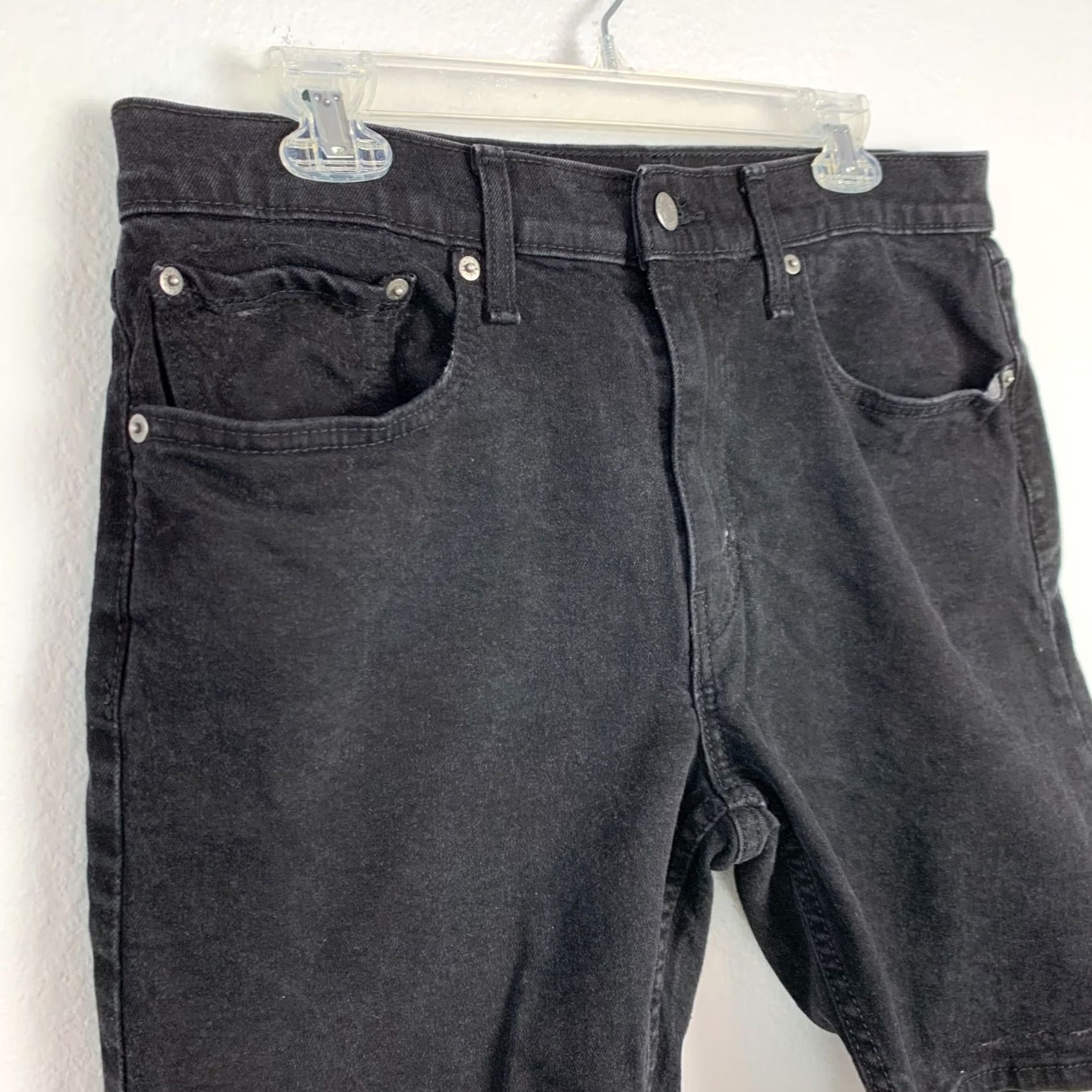Levi's Levi's Jeans Shorts Jean Short Black Men 32 34 Denim Cotton Zip Button Mens Regular Black Dark Mens Jeans Shorts 34 32 Soldiers of Levi’s 40s 50s Size US 34 / EU 50 - 2 Thumbnail