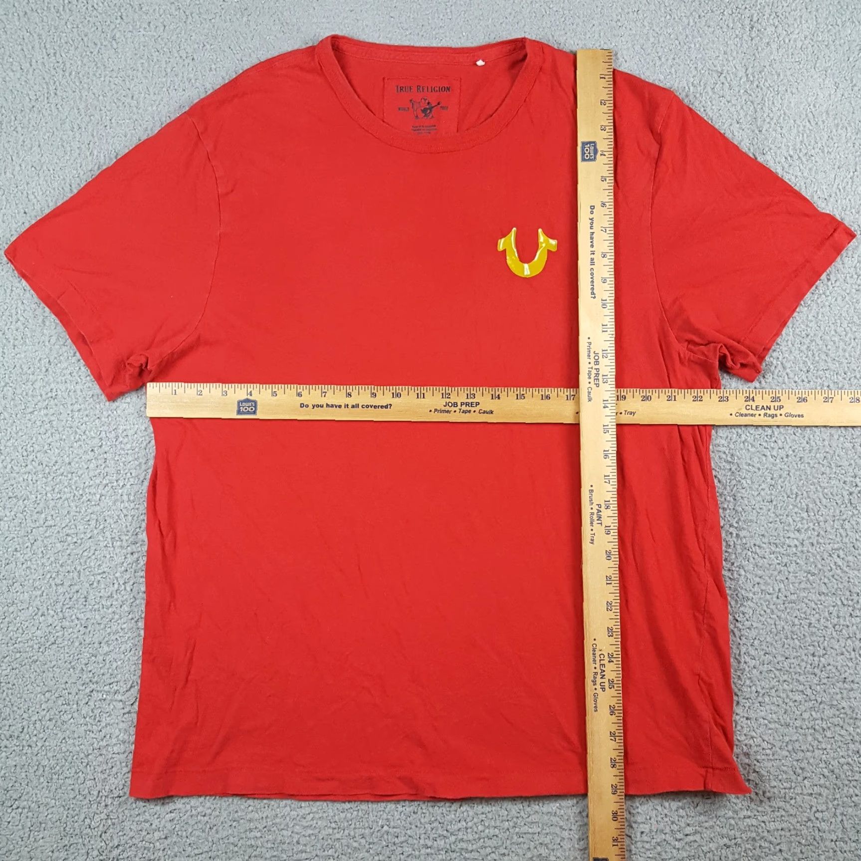 True Religion True Religion Jeans World Tour Vintage Buddha Logo Men's 3XL Retro T Shirt Shirt Mens 3XL Red Cotton Embroidered Logo Vintage 90s Retro Y2K Size US XXL / EU 58 / 5 - 8 Thumbnail