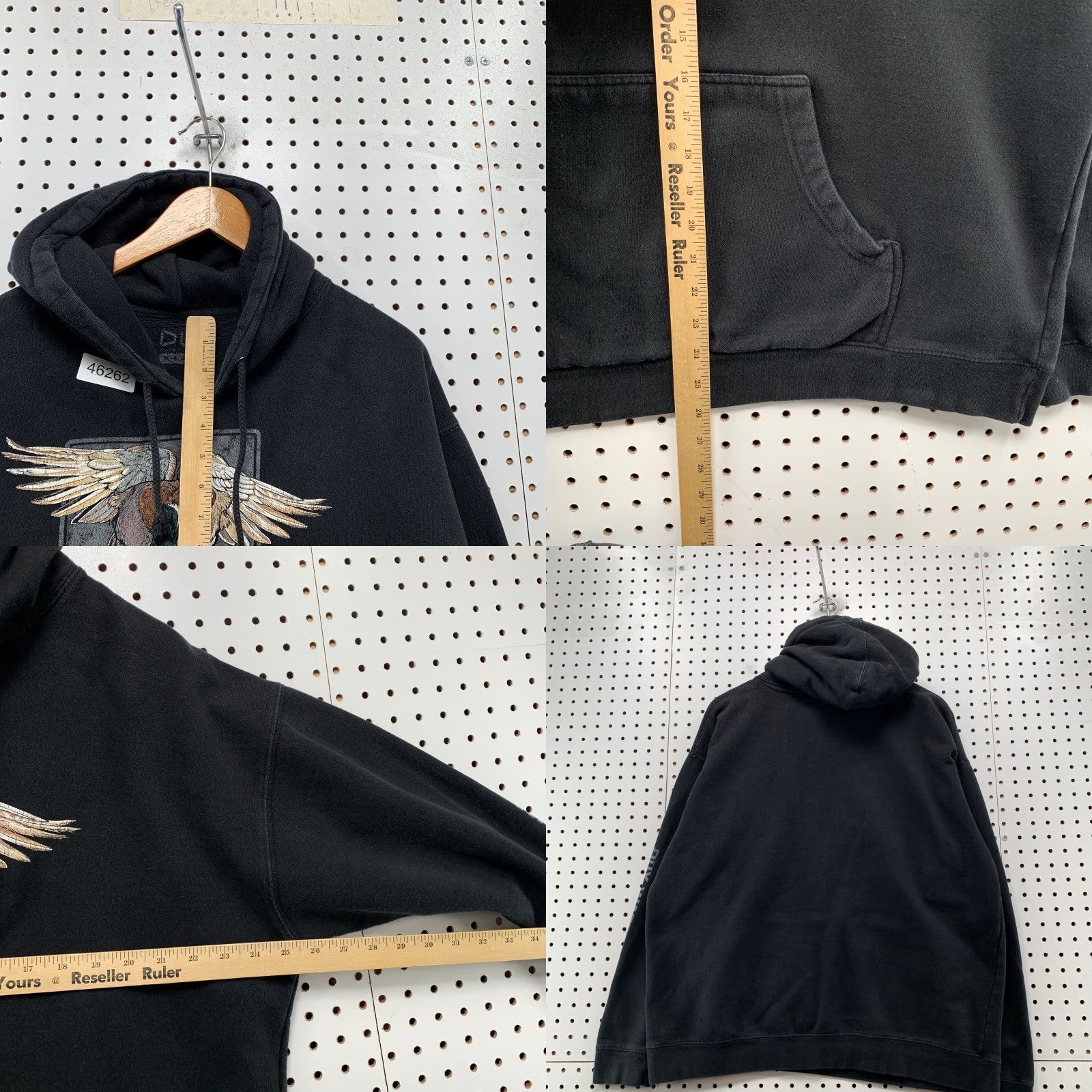 Vintage VINTAGE Dux Waterfowl Hoodie Sweatshirt Mens XL Black Duck Mallard Outdoor Fleece Size US XL / EU 56 / 4 - 8 Thumbnail