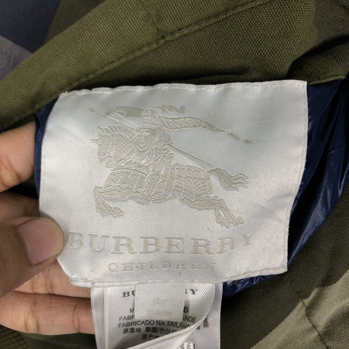 Burberry 🔥Vintage Reversible Puffer Down Jacket Burberry Children Size US M / EU 48-50 / 2 - 23 Thumbnail