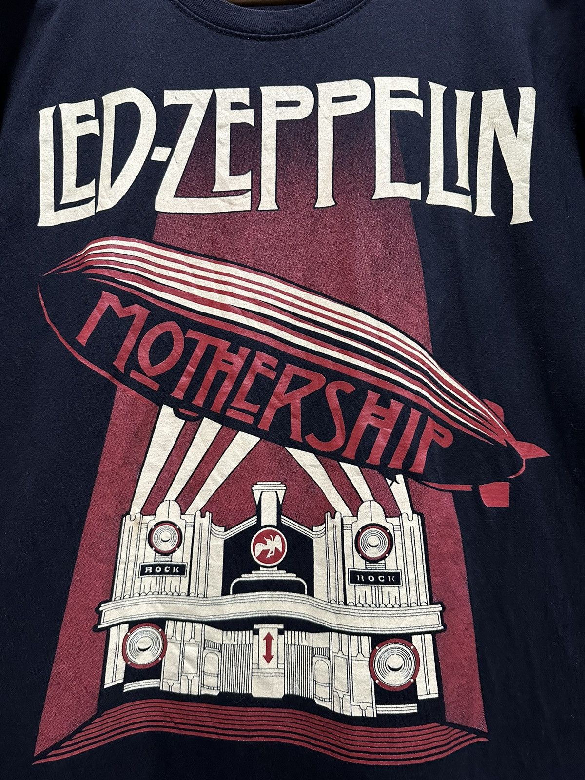 Band Tees × Vintage Vintage Led Zeppelin Mothership Faded Tee Size US L / EU 52-54 / 3 - 2 Thumbnail