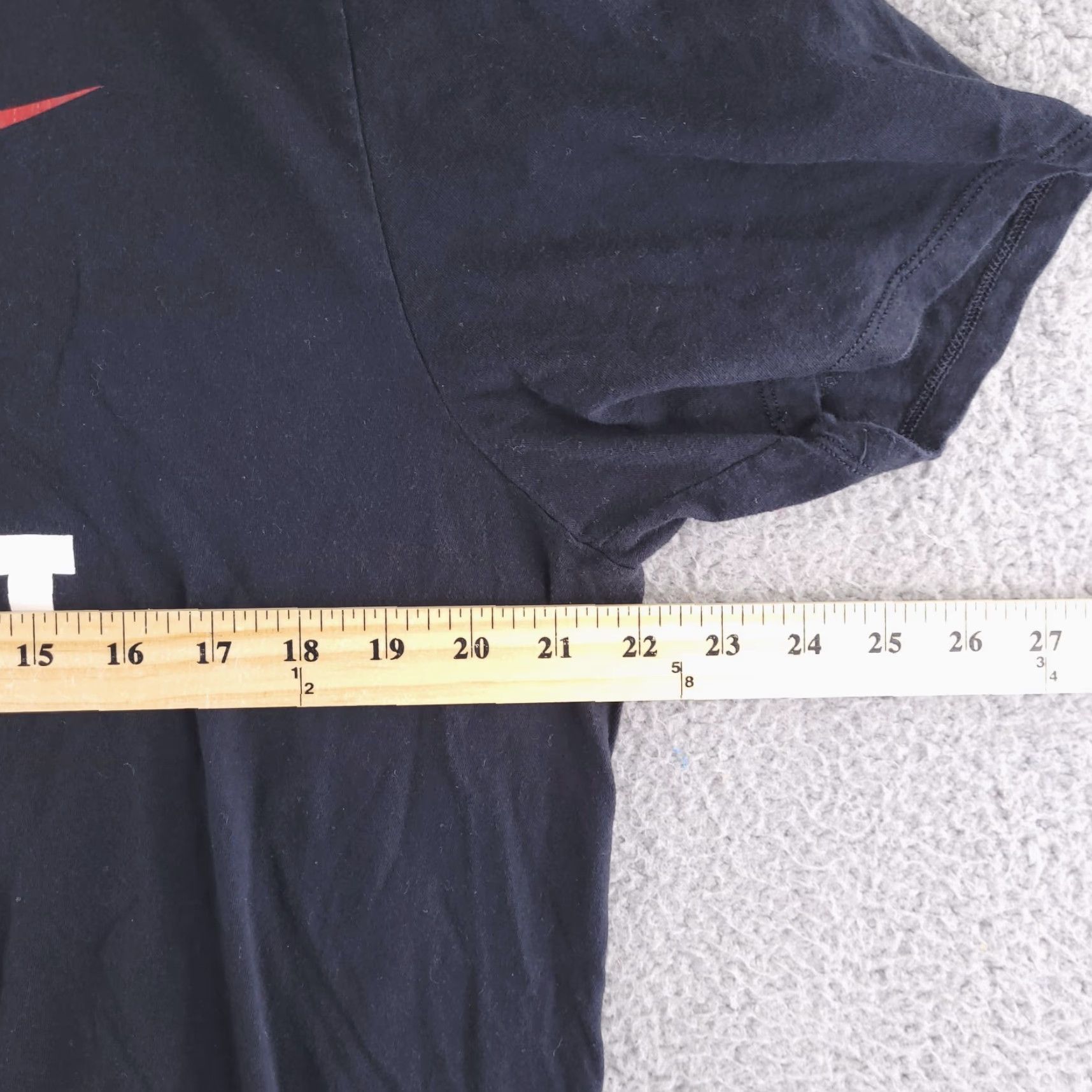 Nike Nike Shirt Mens Large Black Short Sleeve Crewneck Just Do It Logo Size US L / EU 52-54 / 3 - 7 Thumbnail