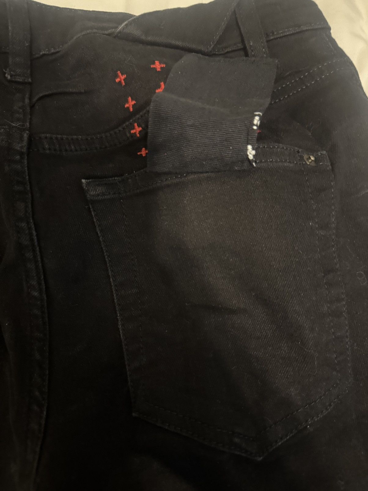 Ksubi Ksubi Mens Jeans, Red/Black Size US 29 - 5 Thumbnail