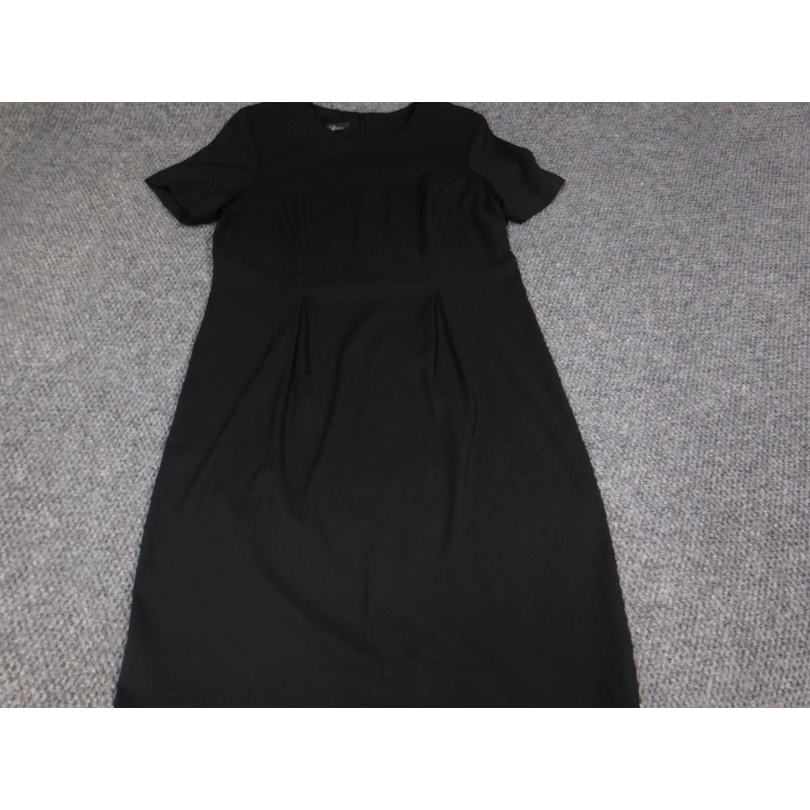 Vintage AGB Dress Womens L Red A-Line Pullover Knee Length Crew Neck Raglan Short Sleeve Lined Size L / US 10 / IT 46 - 3 Thumbnail