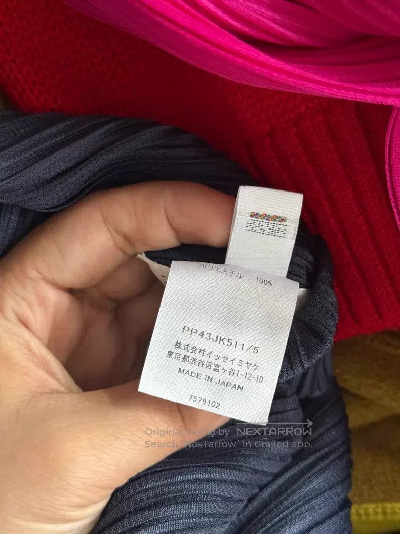 Issey Miyake Issey Miyake Special-Shaped Top, Navy Blue Size XXL / US 16-18 / IT 52-54 - 5 Thumbnail