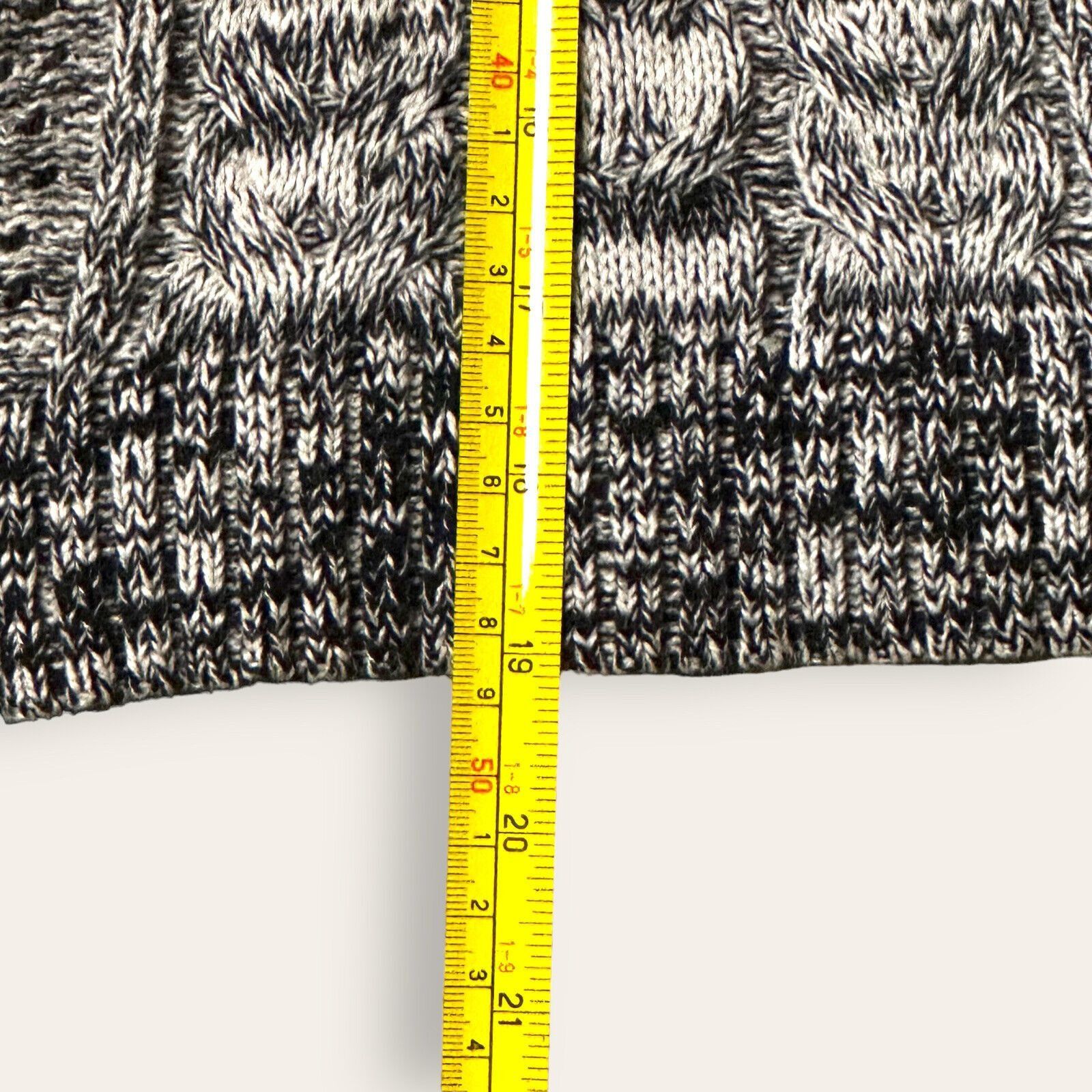 Other Lane Bryant Sweater Women 18/20 Black White Knit V Neck Lon Size XXL / US 16-18 / IT 52-54 - 5 Thumbnail