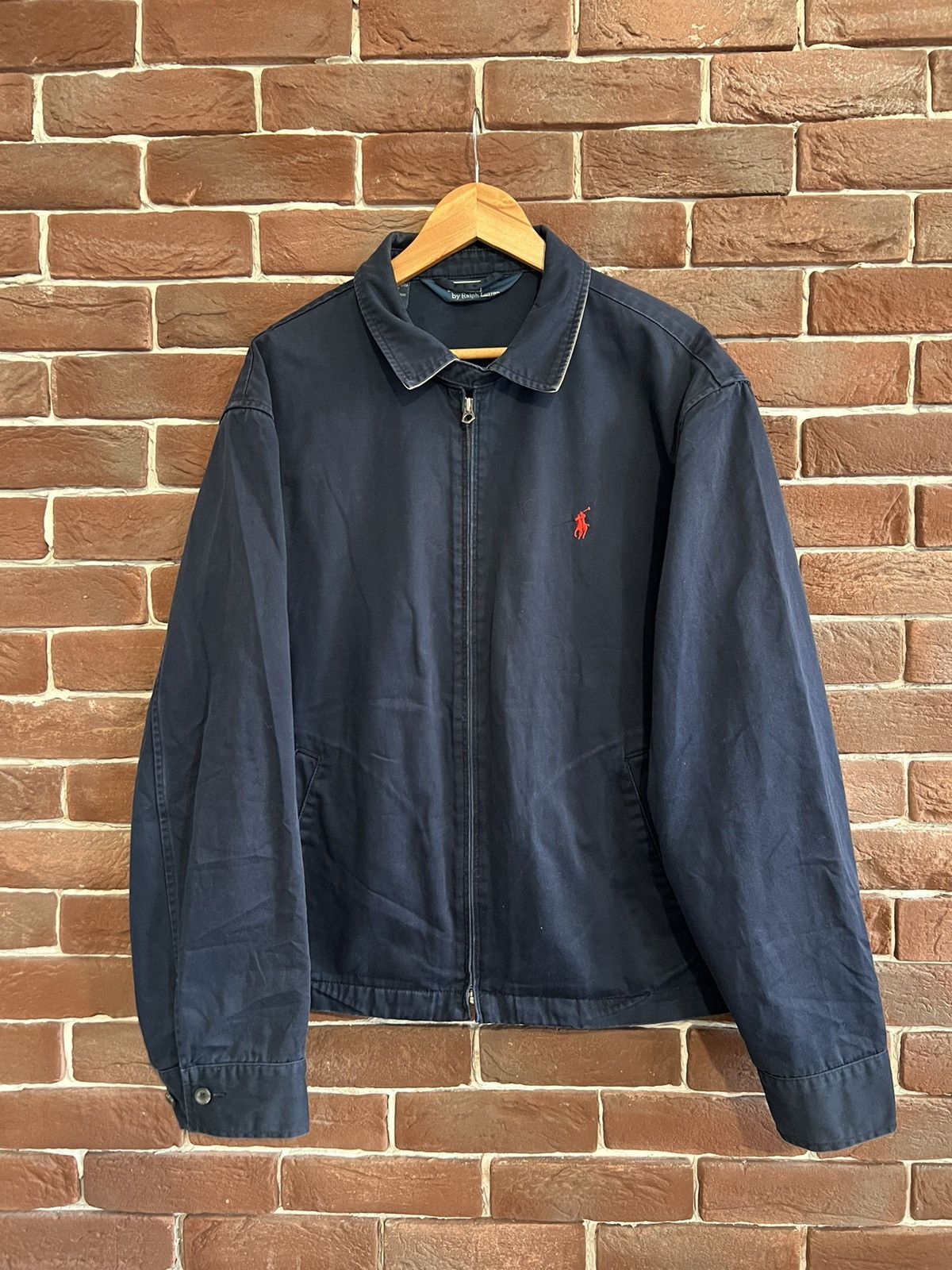 Polo Ralph Lauren Polo Ralph Lauren Vintage Navy Large Pony Jacket Casual Size US XL / EU 56 / 4 - 1 Thumbnail
