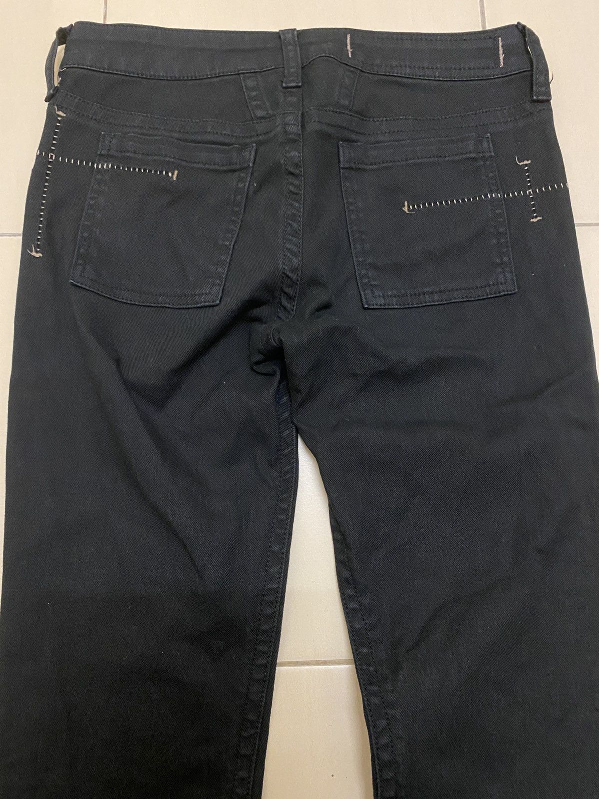 Marithe + Francois Girbaud MFG 3quaters / Crop Black Jeans Size 28" / US 6 / IT 42 - 4 Thumbnail