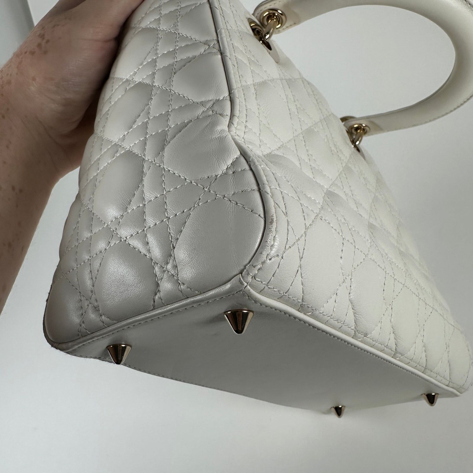 Dior Dior Medium Cannage Lady Dior Bag Size ONE SIZE - 17 Thumbnail