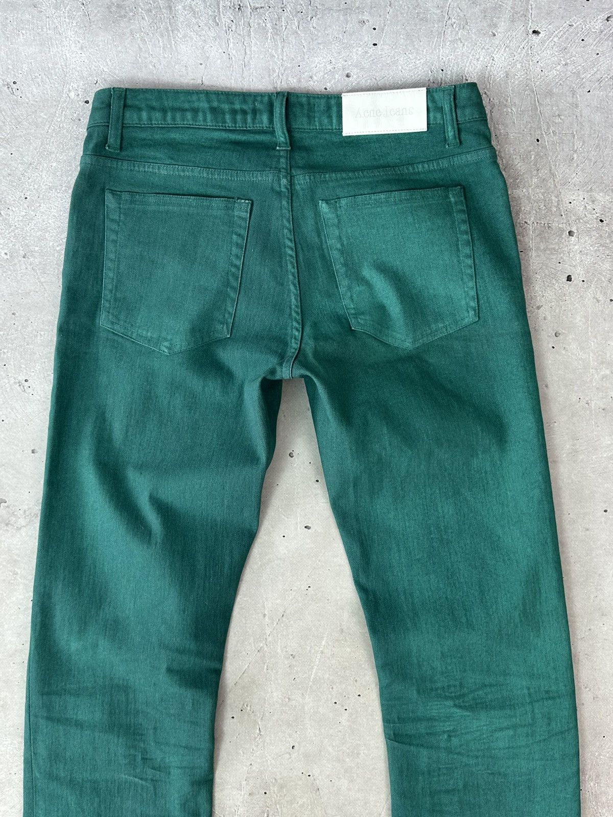 Acne Studios Acne Studios Hep Used Twill Jade Green Women’s Jeans Size 30" / US 8 / IT 44 - 10 Thumbnail