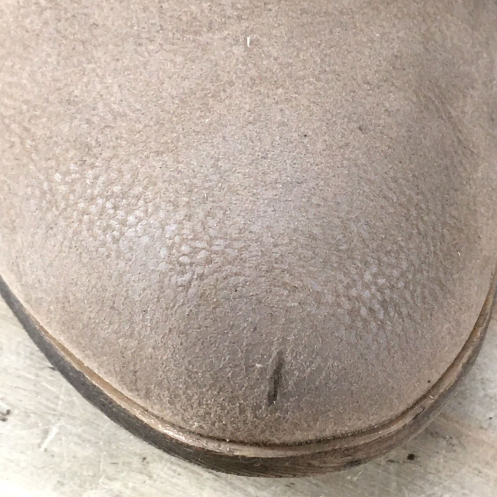 Vintage SO Boots Womens 8 M Beige Faux Leather Perforated Ankle Booties Heels Size US 8 / IT 38 - 5 Thumbnail
