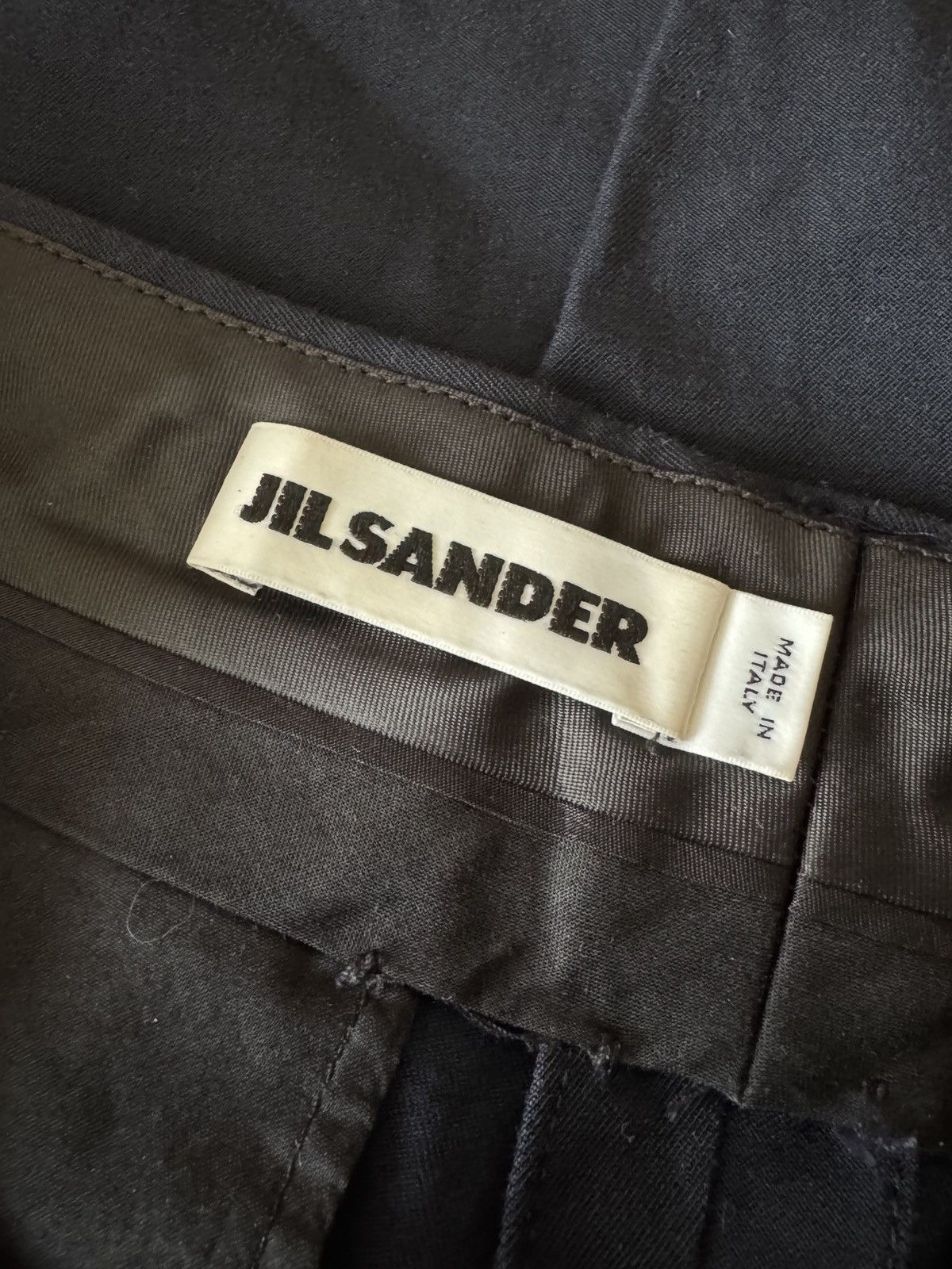 🔥🔥 Jil Sander Navy Cotton Pants