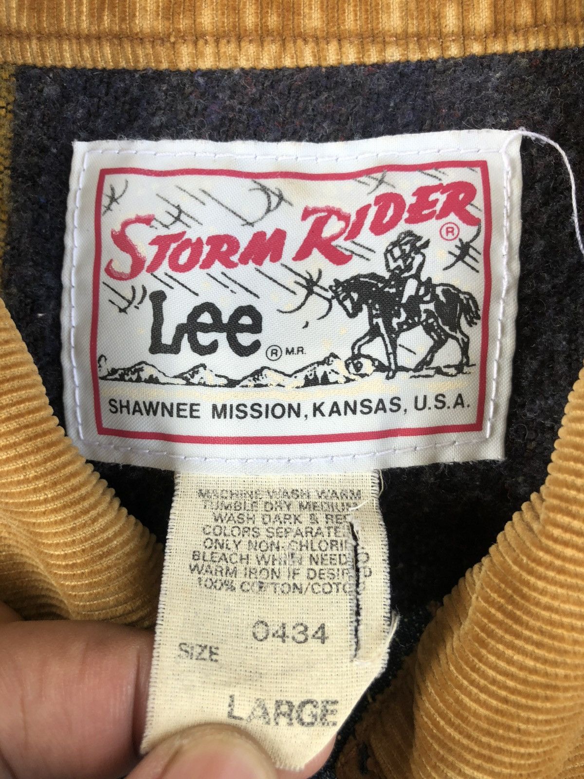 Lee Vintage 70s Lee Storm Rider Blanked Lined Denim Jacket Size US M / EU 48-50 / 2 - 20 Thumbnail