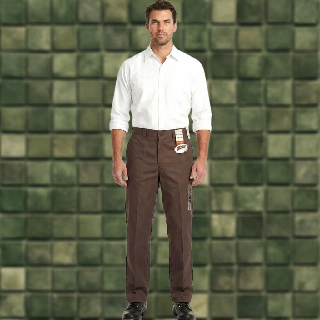 Sears VINTAGE Roebucks Sears Perma-Prest Full Fit Twill Work Pants Mens 38x29 Brown NWT Size US 38 / EU 54 - 1 Thumbnail