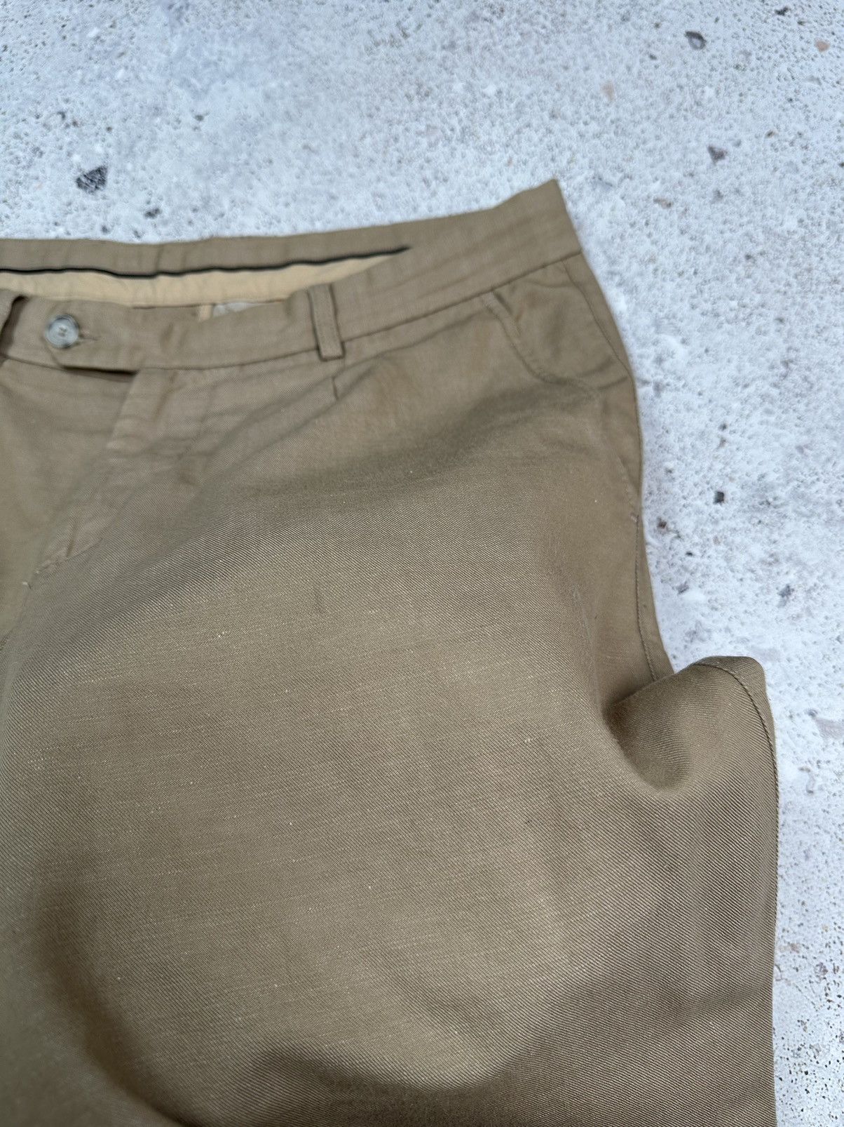 Lacoste Lacoste Cotton-Linen Trousers Men 34 Pants beige M L Size US 34 / EU 50 - 10 Thumbnail