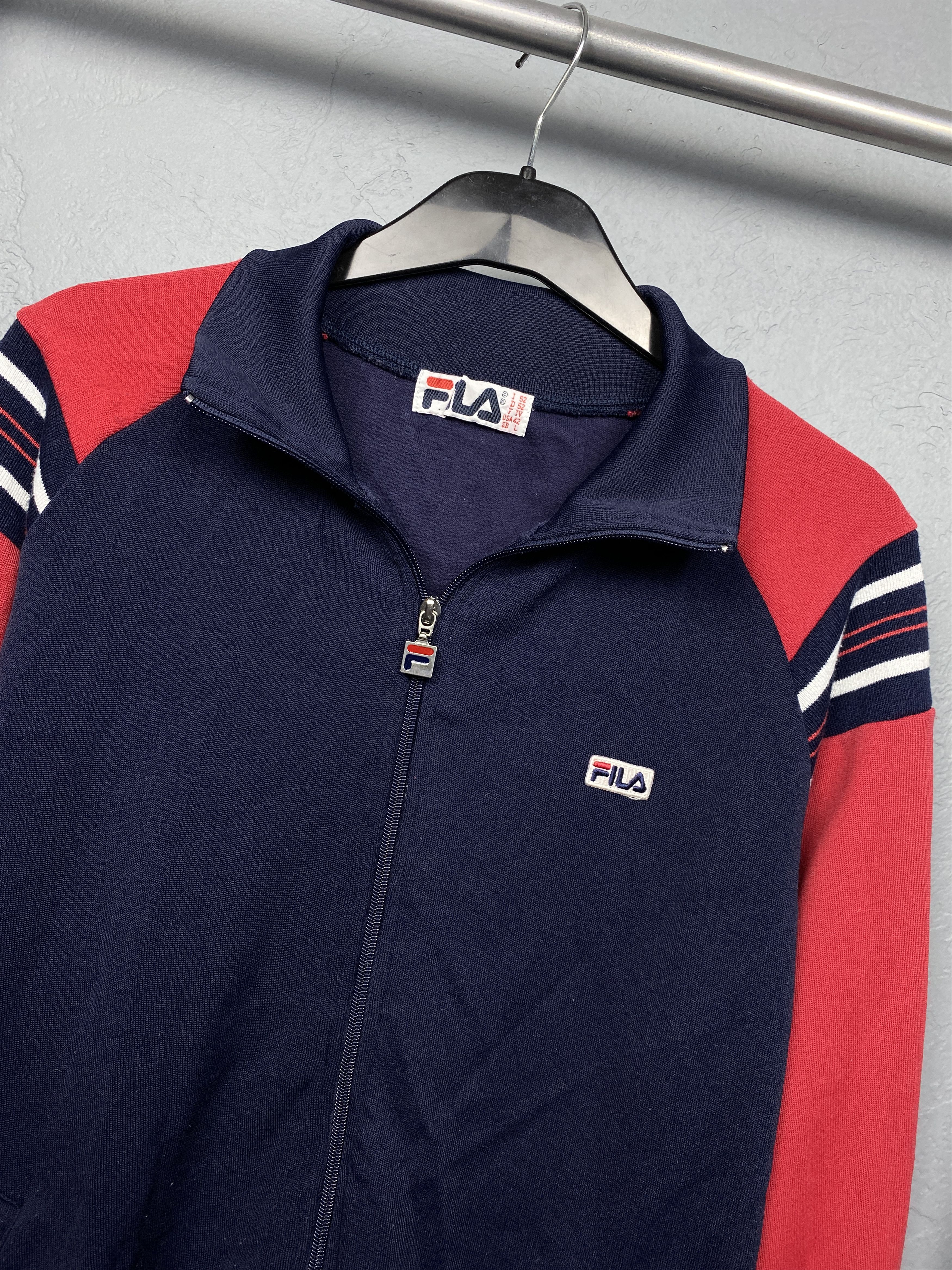 Fila Fila 90s Vintage Mens Track Top Jacket Size US L / EU 52-54 / 3 - 2 Thumbnail