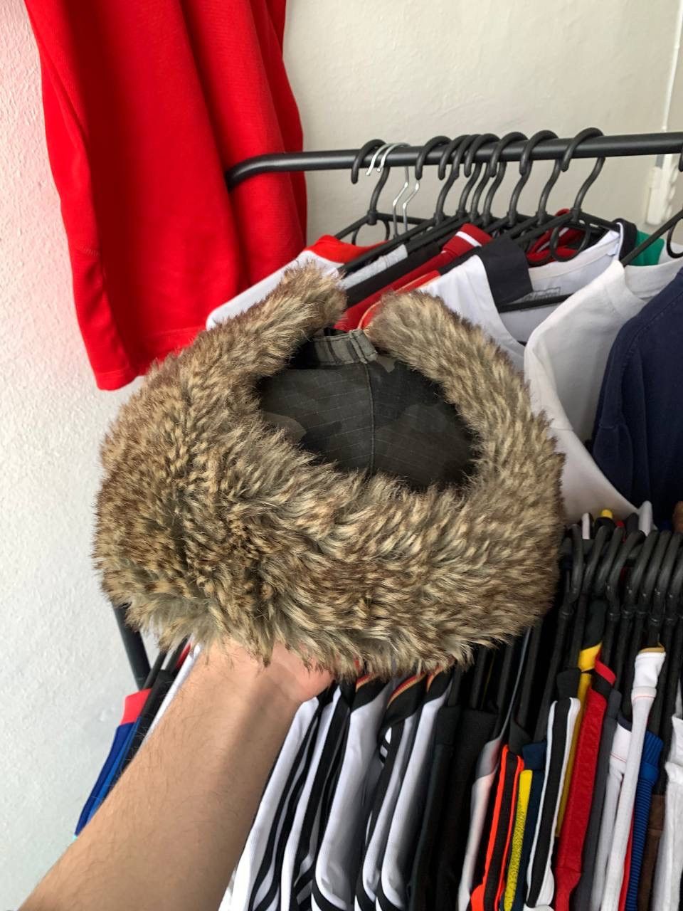 Hysteric Glamour × Vintage Vintage Y2K Japanese Ushanka Military Carti Style Opium Fur Size ONE SIZE - 9 Thumbnail
