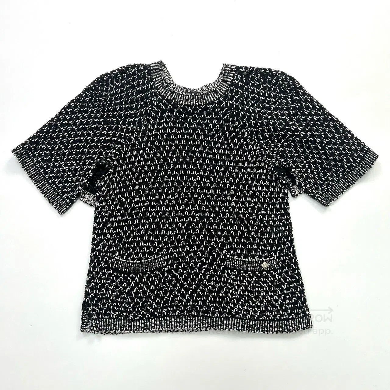 Chanel Chanel Double C Knit Batwing Short Sleeve. Size XS / US 0-2 / IT 36-38 - 1 Thumbnail
