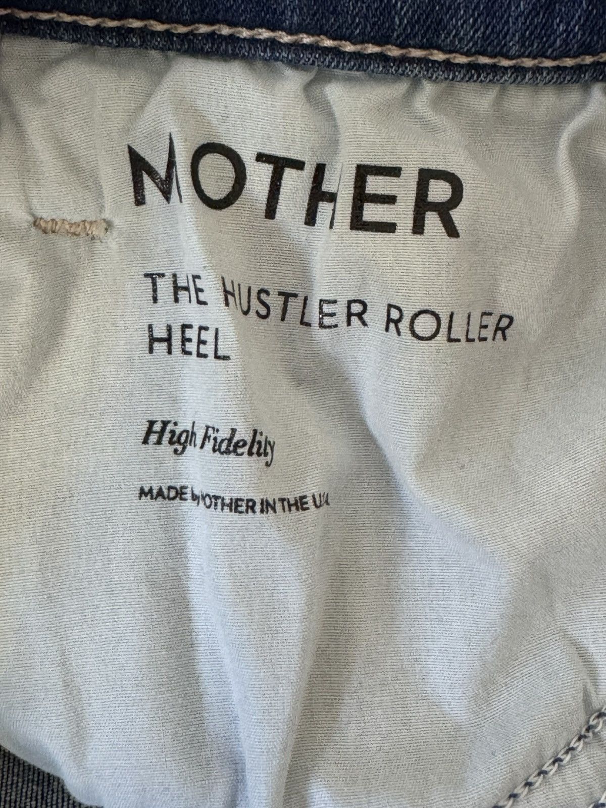 MOTHER Mother Denim Hustler Roller Heel Jeans High Rise, Flare 70s Size 27" / US 4 / IT 40 - 8 Thumbnail