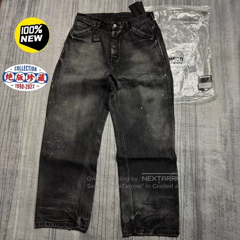 Neighborhood Neighborhood size M Black Water-washed Nevada Denim Jeans, Size US 27 - 1 Thumbnail