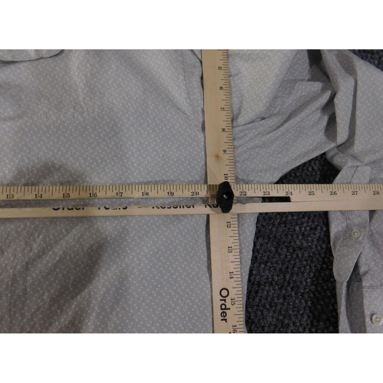 Theory Theory Button-Up Shirt Mens XL White Cotton Knit Casual Regular Long Sleeve) Size US XL / EU 56 / 4 - 5 Thumbnail