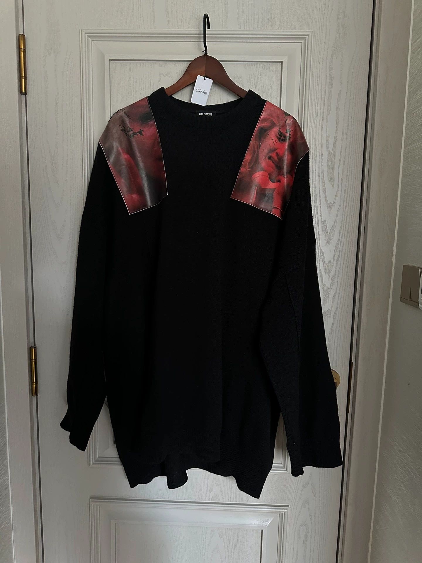 Raf Simons Raf Simons 19aw portrait silhouette patch sweater -DMC Size US S / EU 44-46 / 1 - 1 Thumbnail