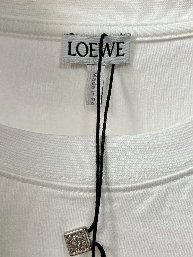 Loewe LOEWE Embroidered Logo short sleeve T-shirt Size M / US 6-8 / IT 42-44 - 3 Thumbnail