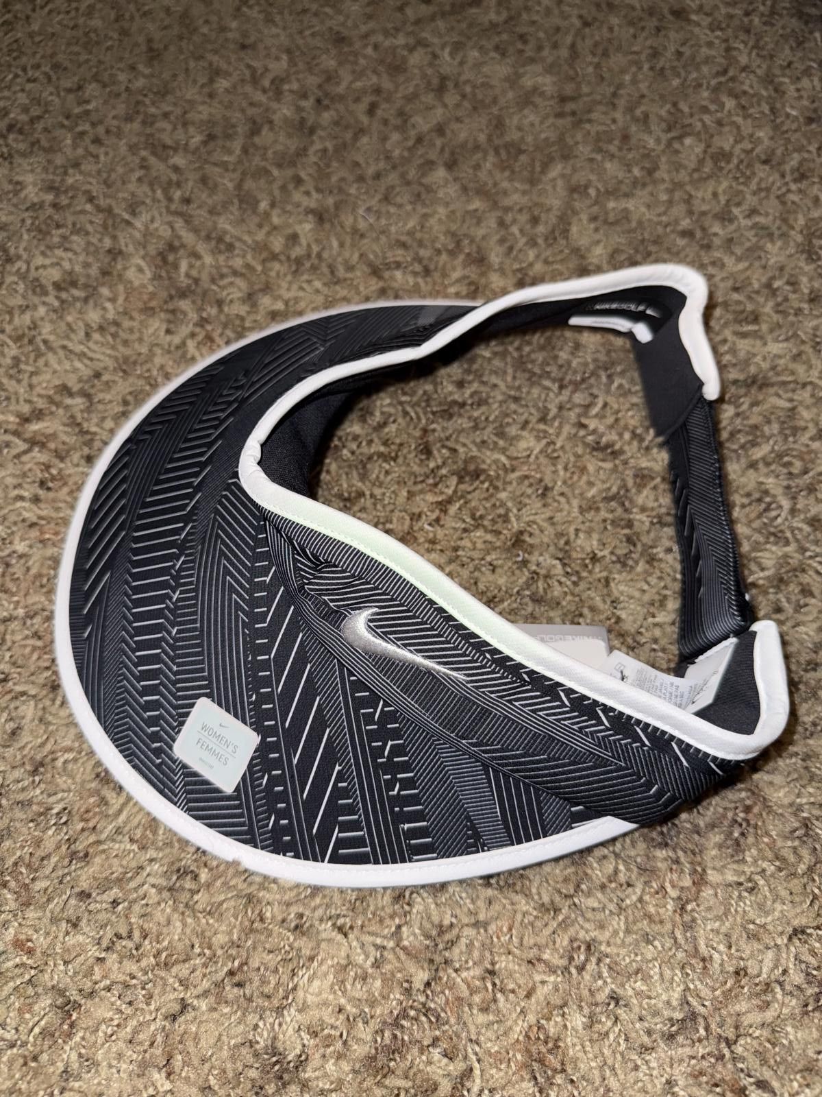 Nike Nike Women’s Zebra Print Big Bill 2.0 Golf Visor Sample Size ONE SIZE - 2 Thumbnail