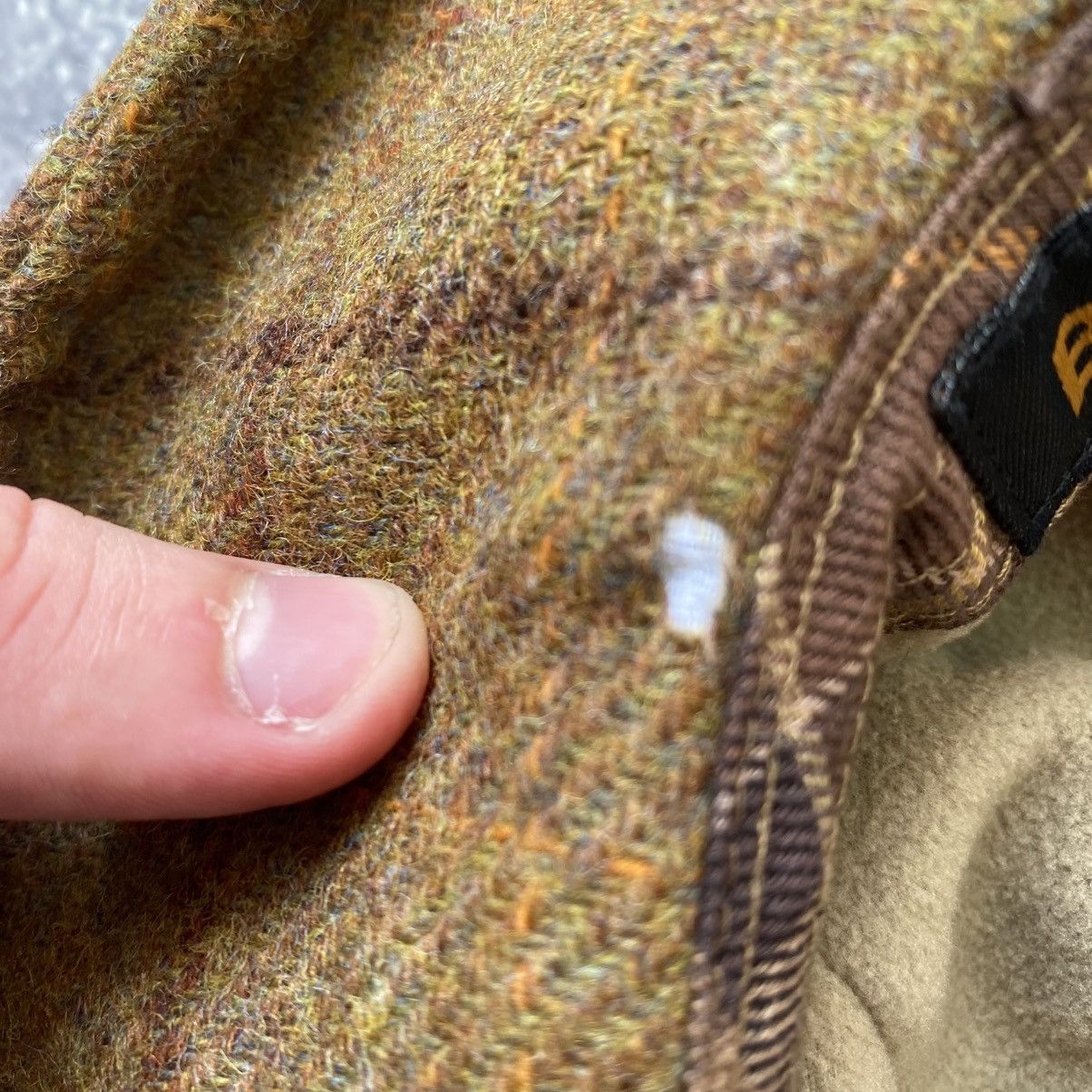 Barbour Vintage Barbour 100% Wool rare Panama hats Size 32 - 7 Thumbnail