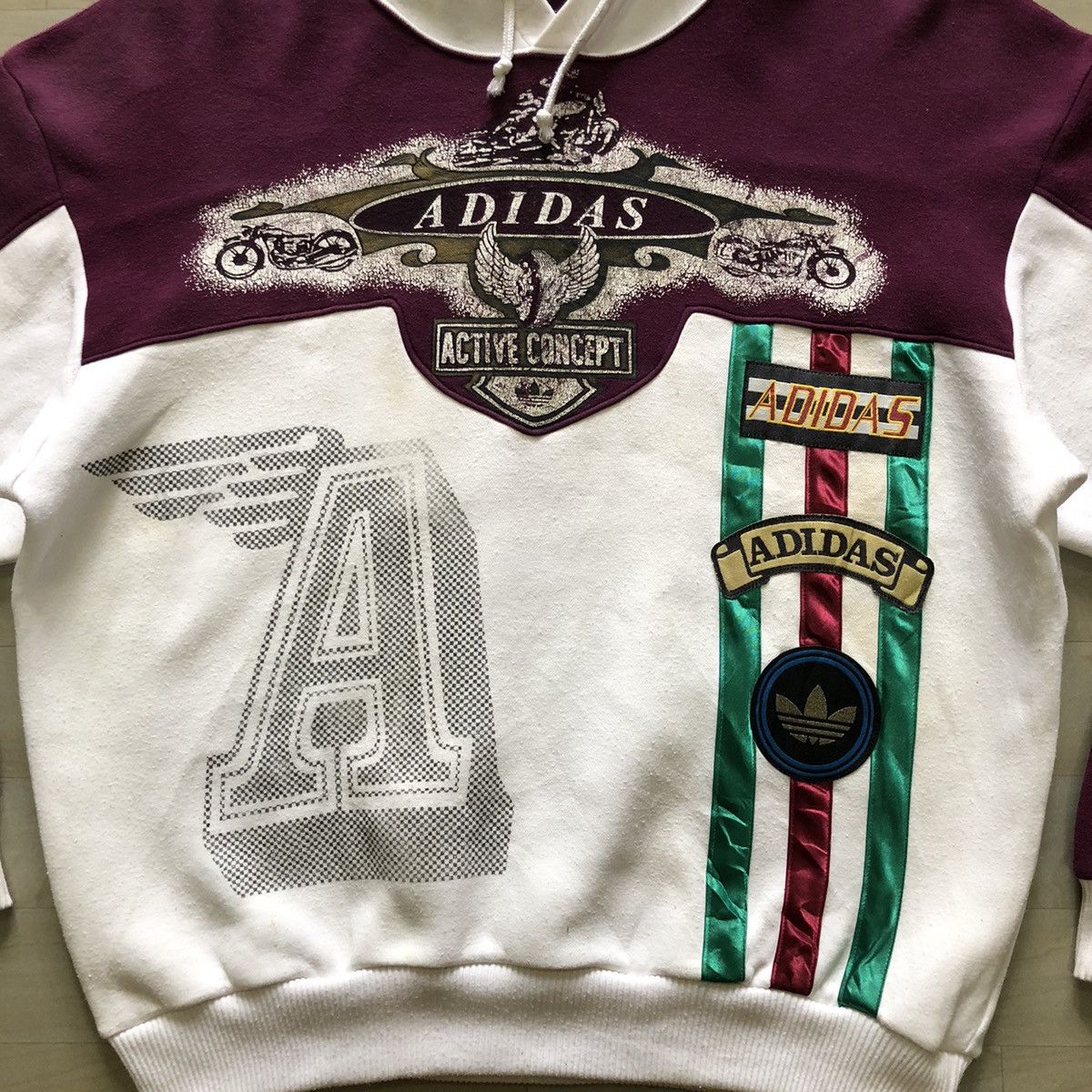 Adidas Vintage Adidas Active Concept Hoodie Size US M / EU 48-50 / 2 - 3 Thumbnail