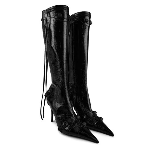 Balenciaga o1g2r1mq0924 90mm Boots in Black Size US 7.5 / IT 37.5 - 3 Thumbnail