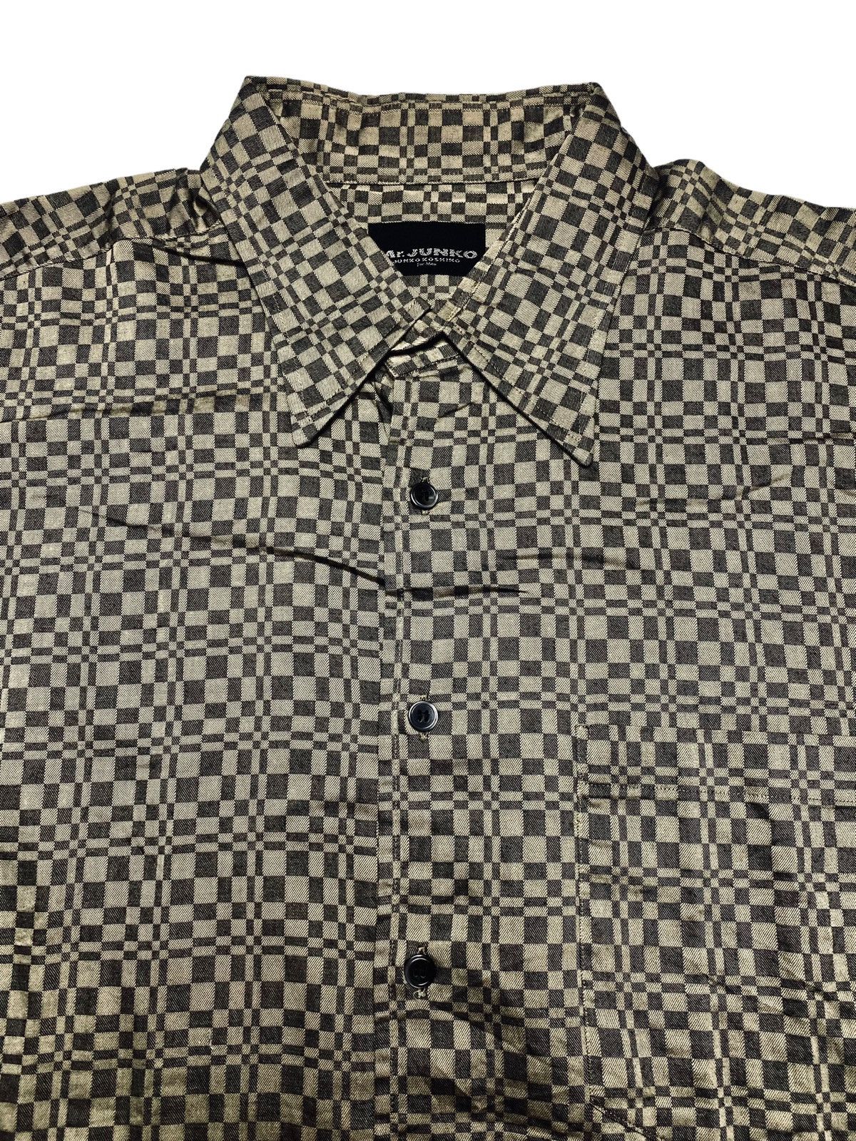 Mr. Junko 1980s Mr. Junko - Illusion Optic Button Shirt Size US L / EU 52-54 / 3 - 3 Thumbnail