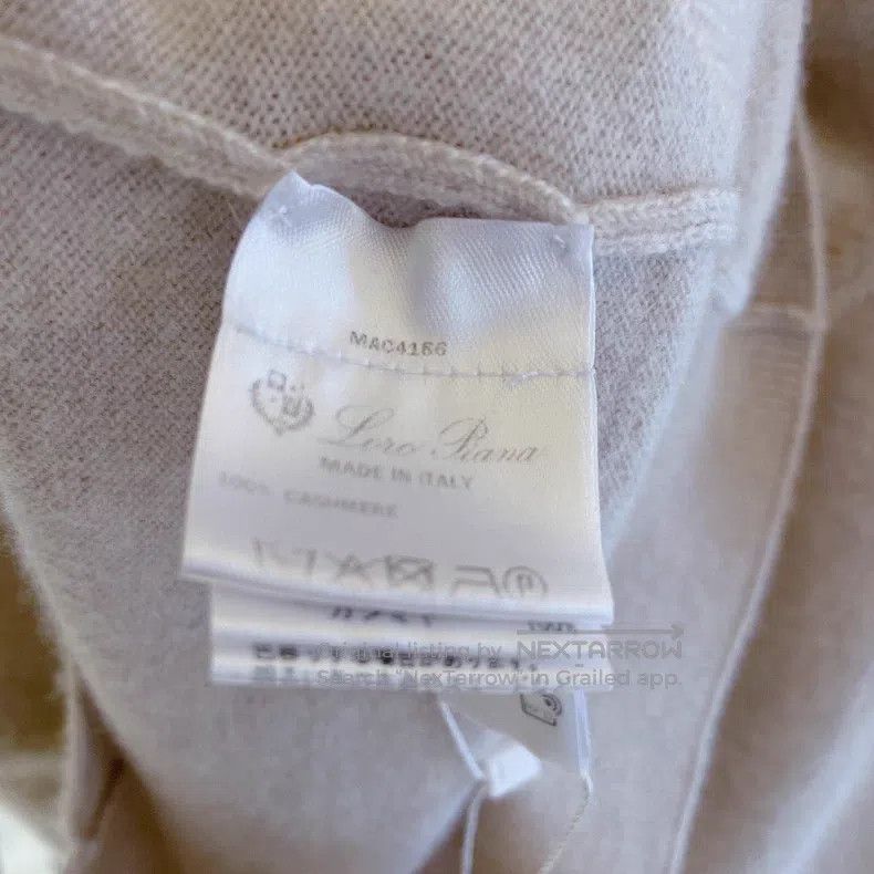 Loro Piana Loro Piana Geometric Diamond V-neck Cashmere Knit Top Size XS / US 0-2 / IT 36-38 - 8 Thumbnail