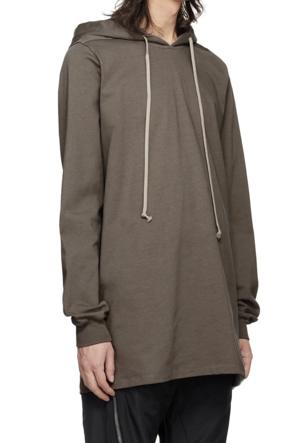 Rick Owens Rick Owens FW20 Brown Drawstring Hoodie Size US XL / EU 56 / 4 - 2 Thumbnail