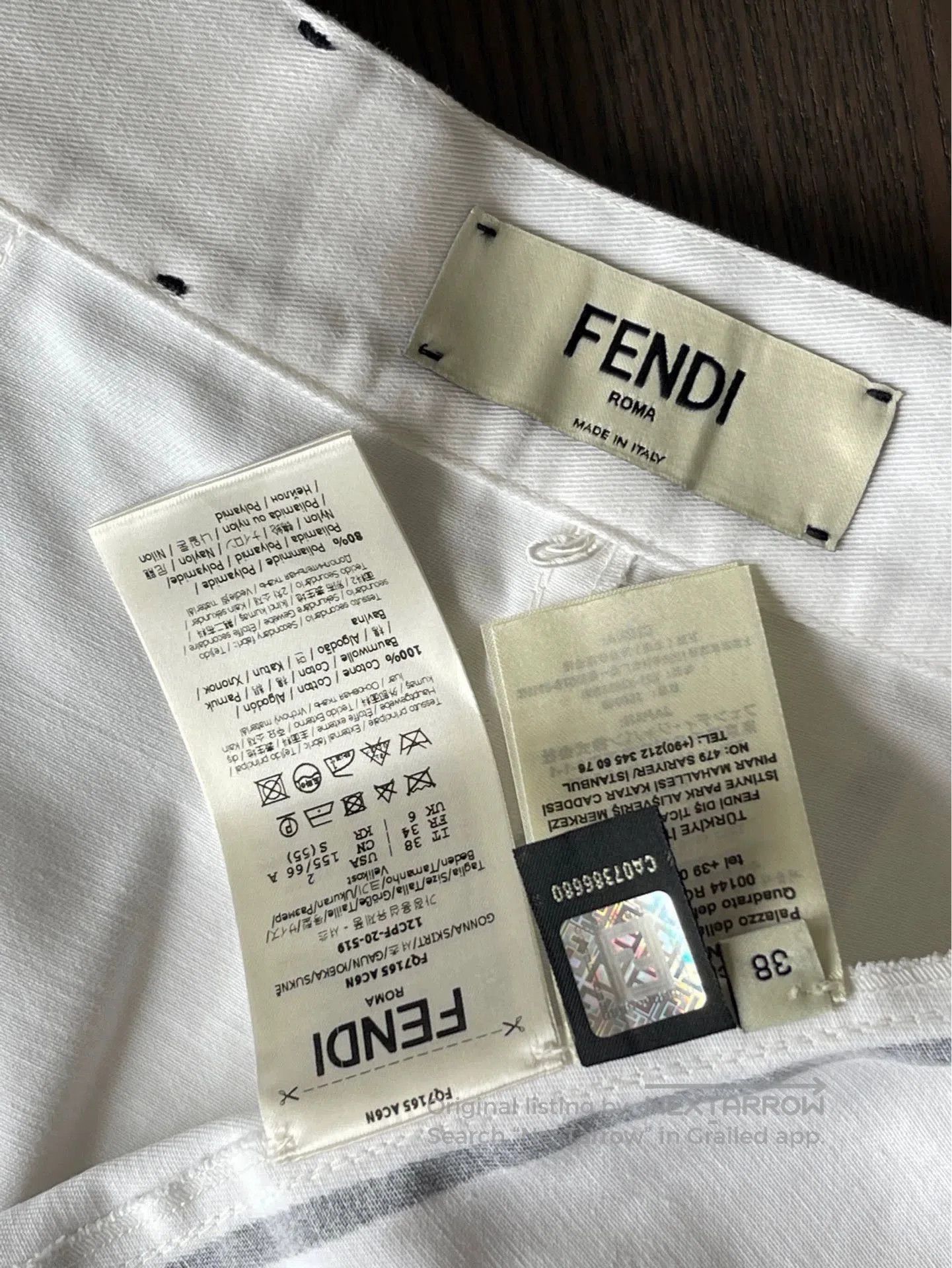 Fendi Fendi California Sky Skirt Size 38. Size US 38 / EU 54 - 3 Thumbnail