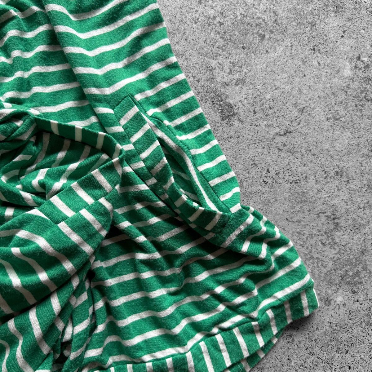Marimekko Marimekko Womens Green Striped Button Front Romper Playsuit Size M / US 6-8 / IT 42-44 - 4 Thumbnail