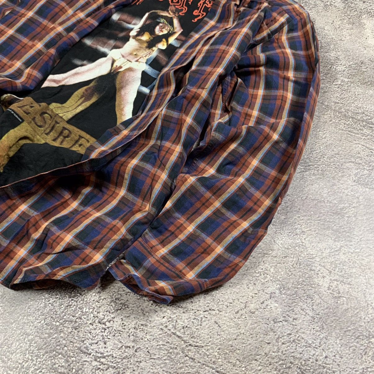 Vintage Vintage 90s Plaid Shirt Graphic Streetwear Grunge Tapered M Size US M / EU 48-50 / 2 - 3 Thumbnail