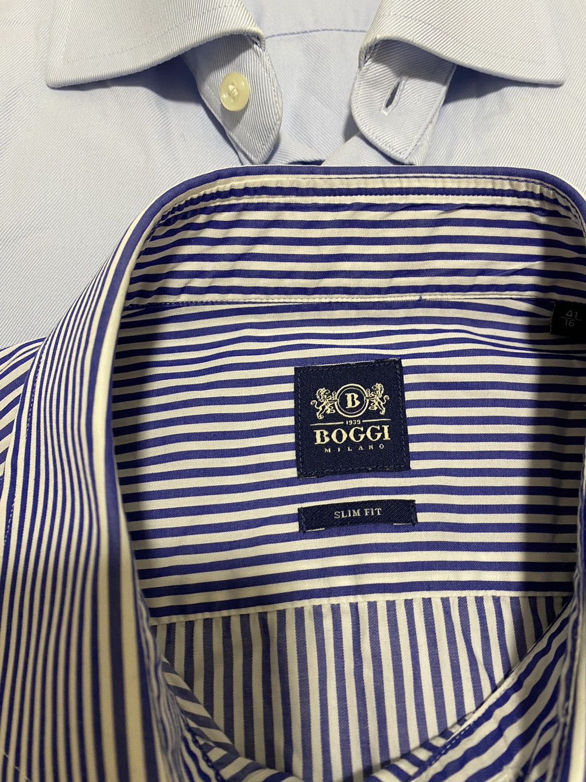 Boggi Rare Pack x3 BOGGI Milano Japanese Exclusive Shirt Button UP Size US L / EU 52-54 / 3 - 12 Thumbnail