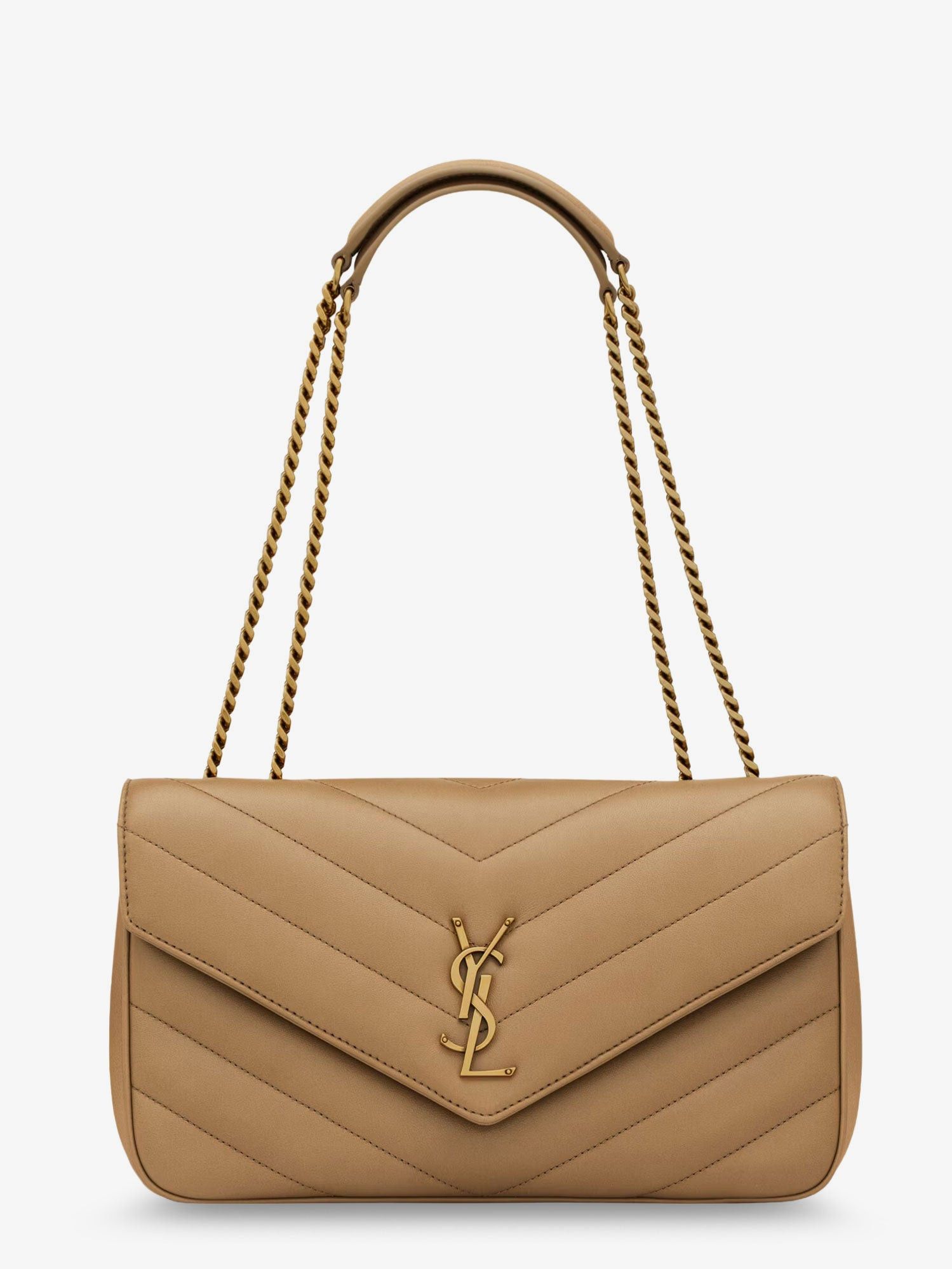 Saint Laurent Paris Loulou Leather Shoulder Bag Size ONE SIZE - 1 Thumbnail