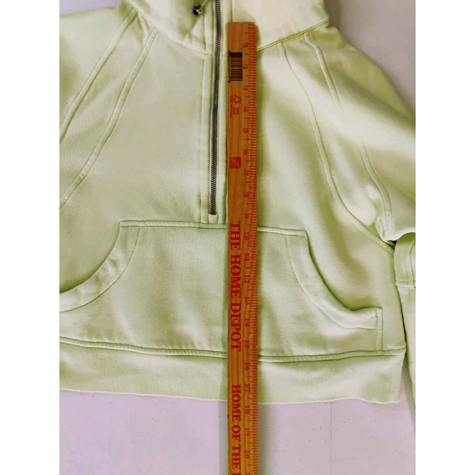 Lululemon Lululemon Oversized Funnel Neck 1/2 Zip Sweatshirt Small Green Long Sleeve Crop Women Size S / US 4 / IT 40 - 7 Thumbnail