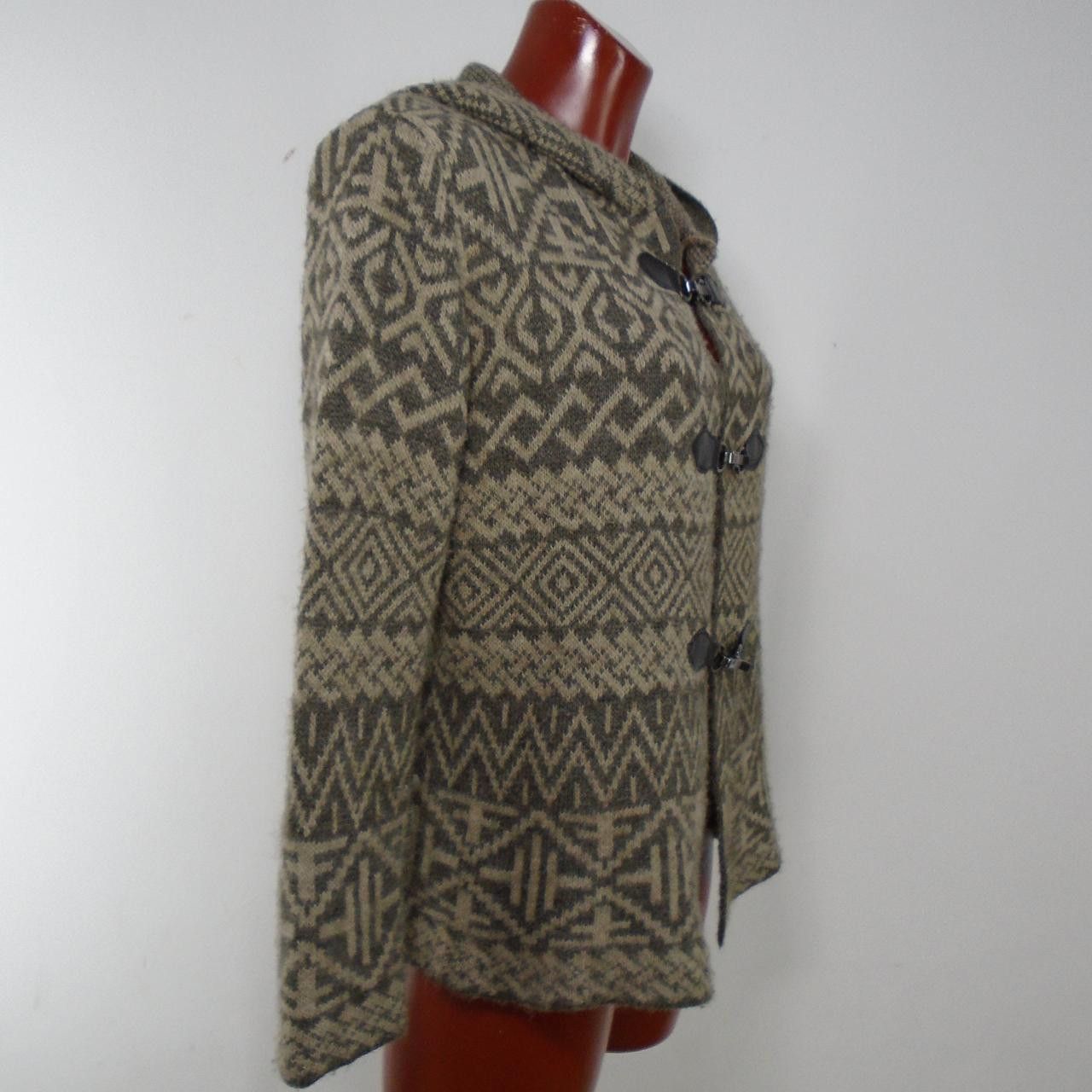 Vintage Women's Cardigan Italy Moda. Brown. M. Used. Very good Size M / US 6-8 / IT 42-44 - 3 Thumbnail