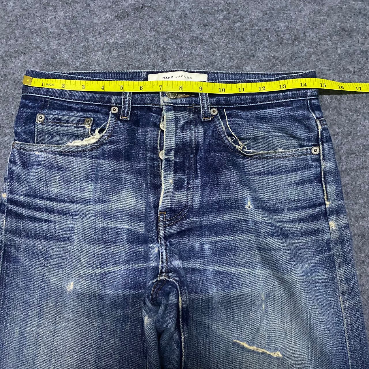 Marc Jacobs 💥Best Offer💥Marc Jacob Selvegde Distressed Denim Size US 30 / EU 46 - 3 Thumbnail