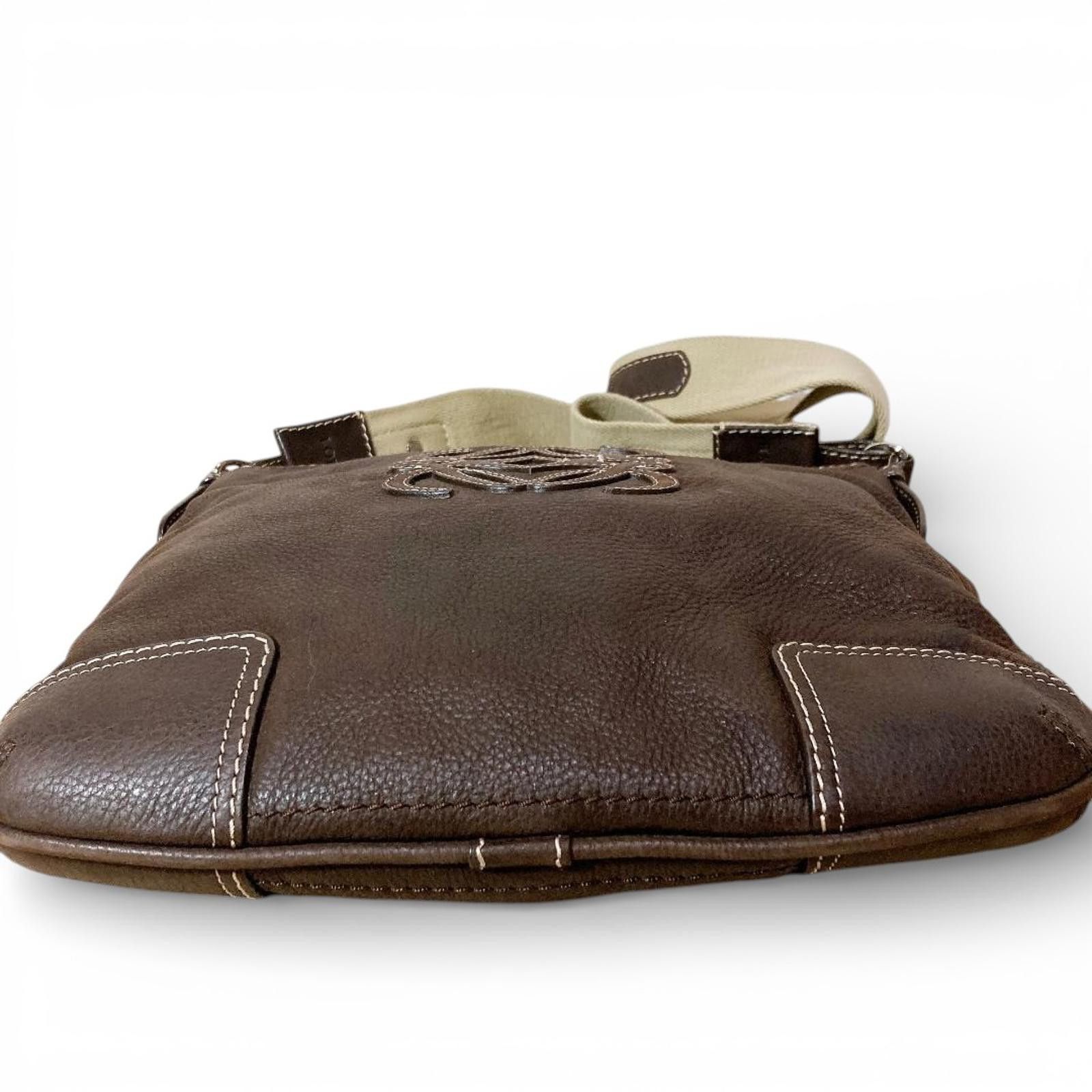 Loewe Loewe - Women's Brown Leather Crossbody Bag Size ONE SIZE - 3 Thumbnail