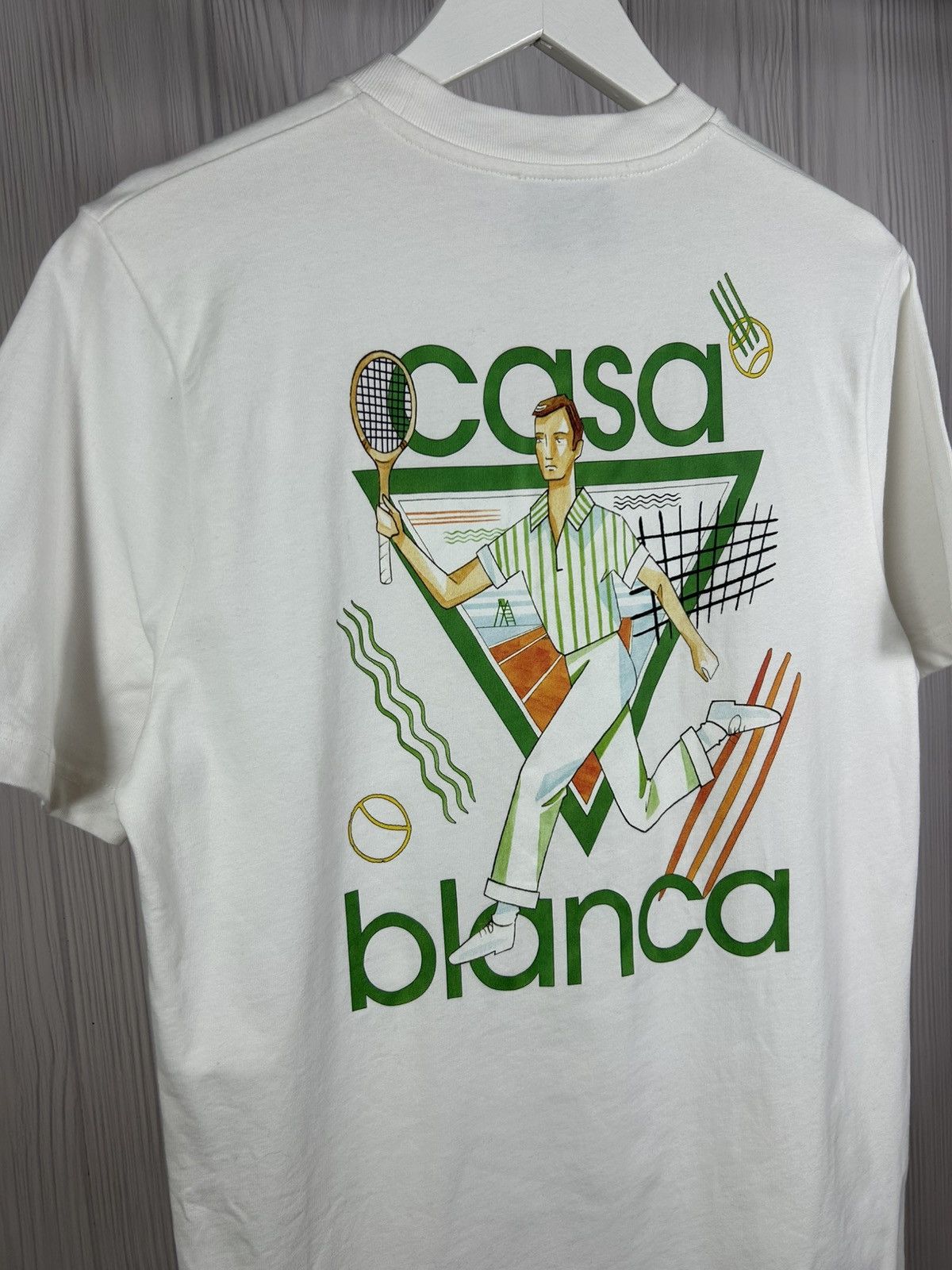Casablanca Rare Casablanca Tennis Club Graphic White T-Shirt Size S Size US S / EU 44-46 / 1 - 3 Thumbnail