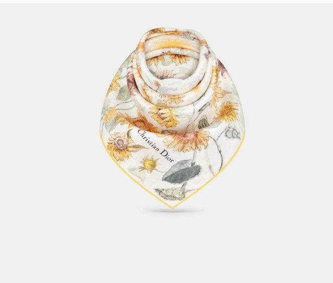 Dior o1w1db10325 Size: OS / 42FLE Square Scarf in Multicolor Size ONE SIZE - 3 Thumbnail