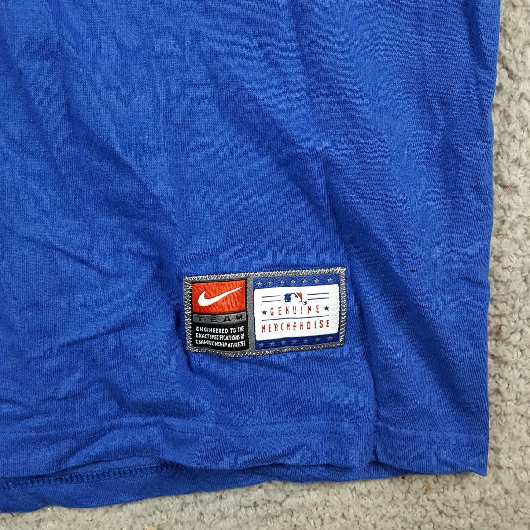 Nike VINTAGE Nike Cubs Men's T-Shirt 2XL Blue Swoosh Logo MLB Baseball Short Sleeve Crew Neck Size US XXL / EU 58 / 5 - 5 Thumbnail