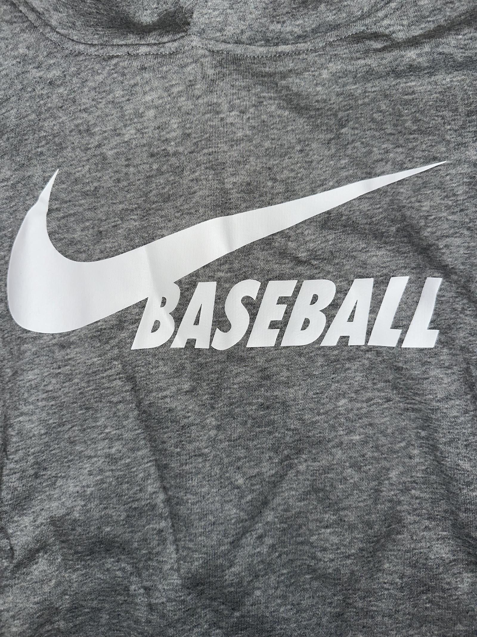 Nike Big Kids (Boy’s) Baseball Club Fleece Pullover Grey Hoodie Sweatshirt