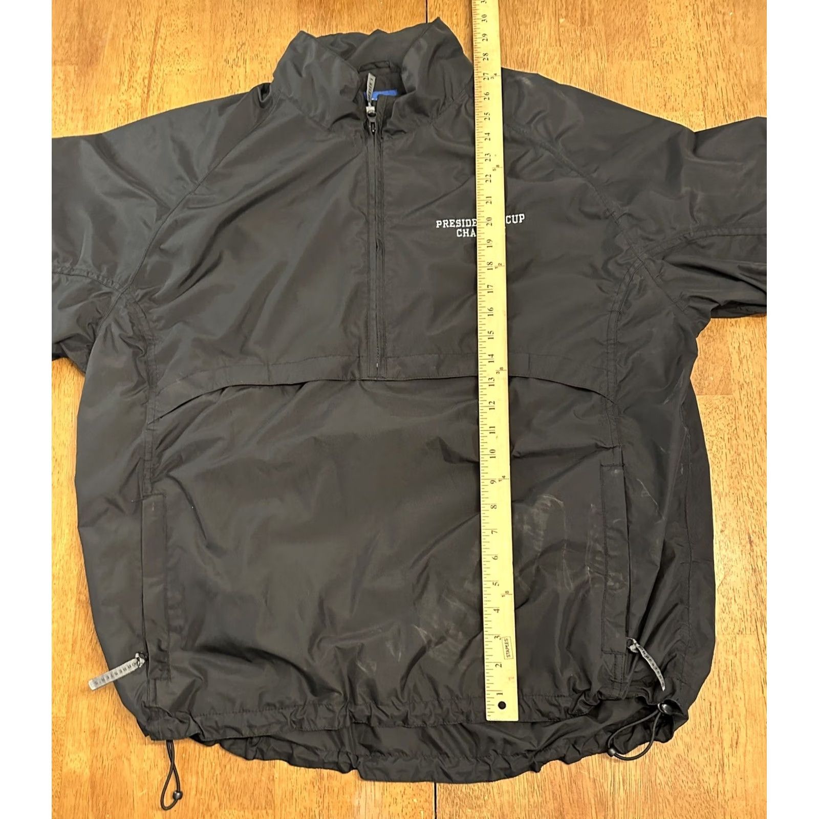 Champion VINTAGE Forrester Golf President’s Cup Champion Windbreaker Jacket Large 90s 80s Black Mens Size US L / EU 52-54 / 3 - 7 Thumbnail