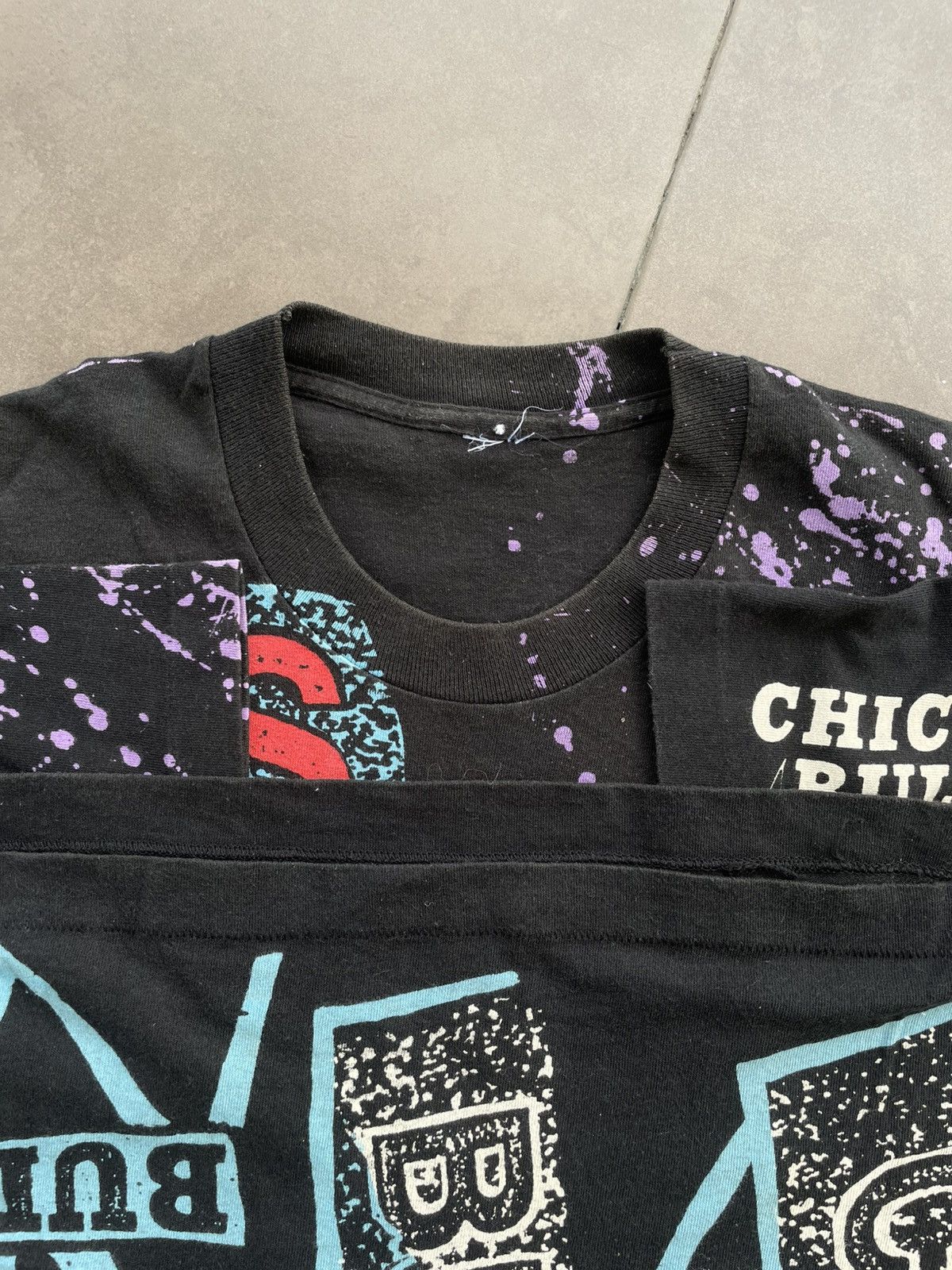 NBA Vintage 90’s AOP NBA Chicago Bulls Size US XL / EU 56 / 4 - 4 Thumbnail