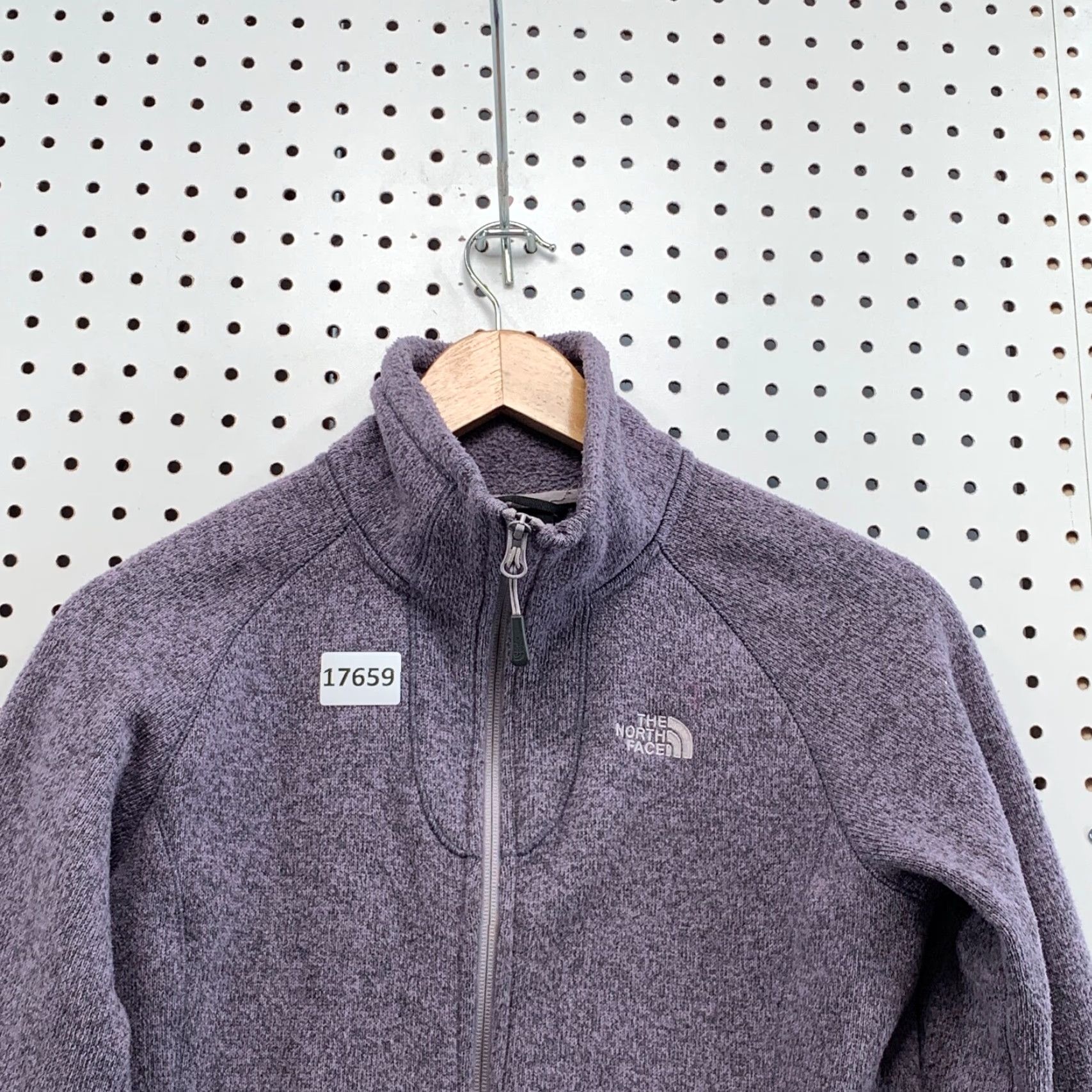 The North Face The North Face Fleece Jacket Womens XS Purple Full Zip (Lavender) Size XS / US 0-2 / IT 36-38 - 3 Thumbnail